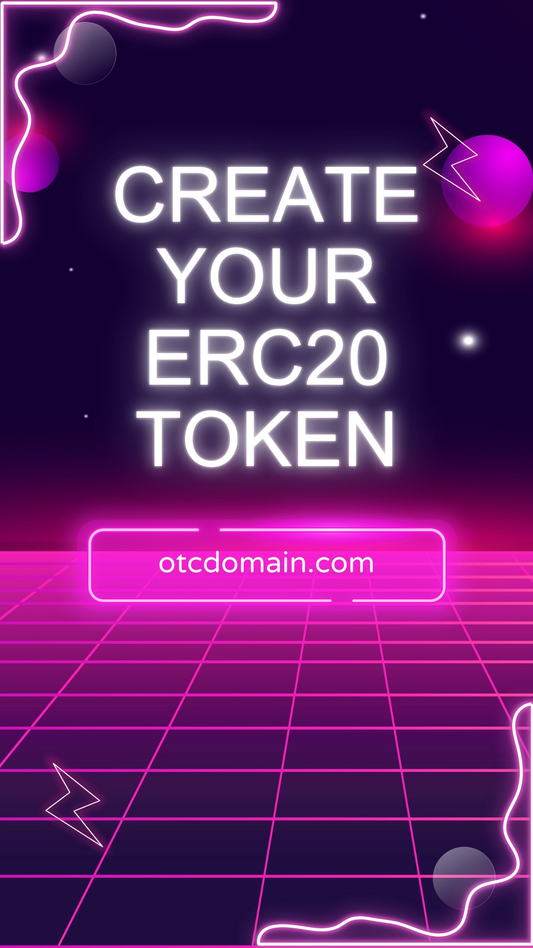 Create your ERC20 token by OTCdomain.com